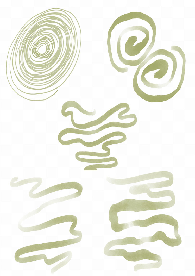 Ilustraciones modulares para pruebas internas del departamento de Arte: assets listos para combinar con fotografía.